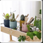 گلدان دکوری ایکیا مدل daksjus کد 7099 مجموعه 4 عددی