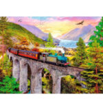 پازل 1500 تکه راونزبرگر مدل Train Ride in Autumn کد 12000795