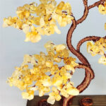 دکوری مدل درختچه سنگی سیترین کد 165