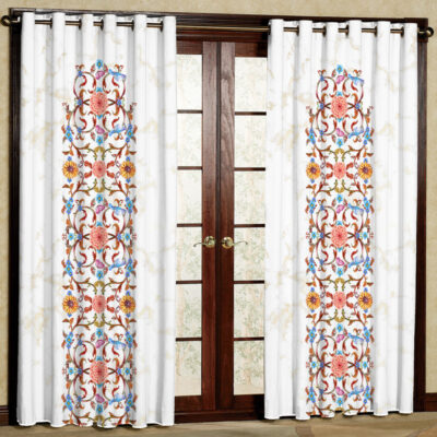 پرده مدل مخمل پانچی کد m 1872Kx سایز 200x140 سانتی متر