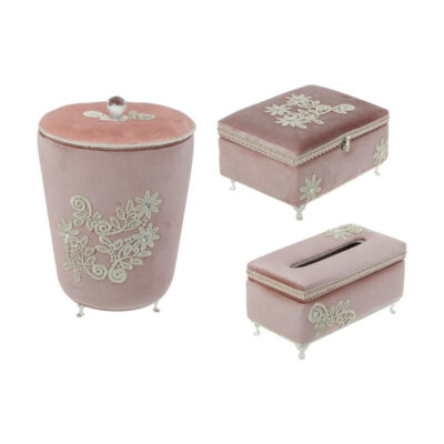 ست سطل و جای دستمال مدل 001 مجموعه 3 عددی