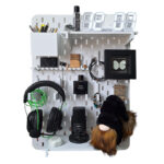 شلف دیواری مدل پگ بورد عمودی 4565