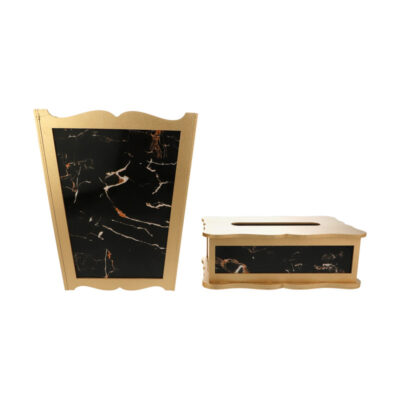 ست سطل و جای دستمال کاغذی مدل set_198