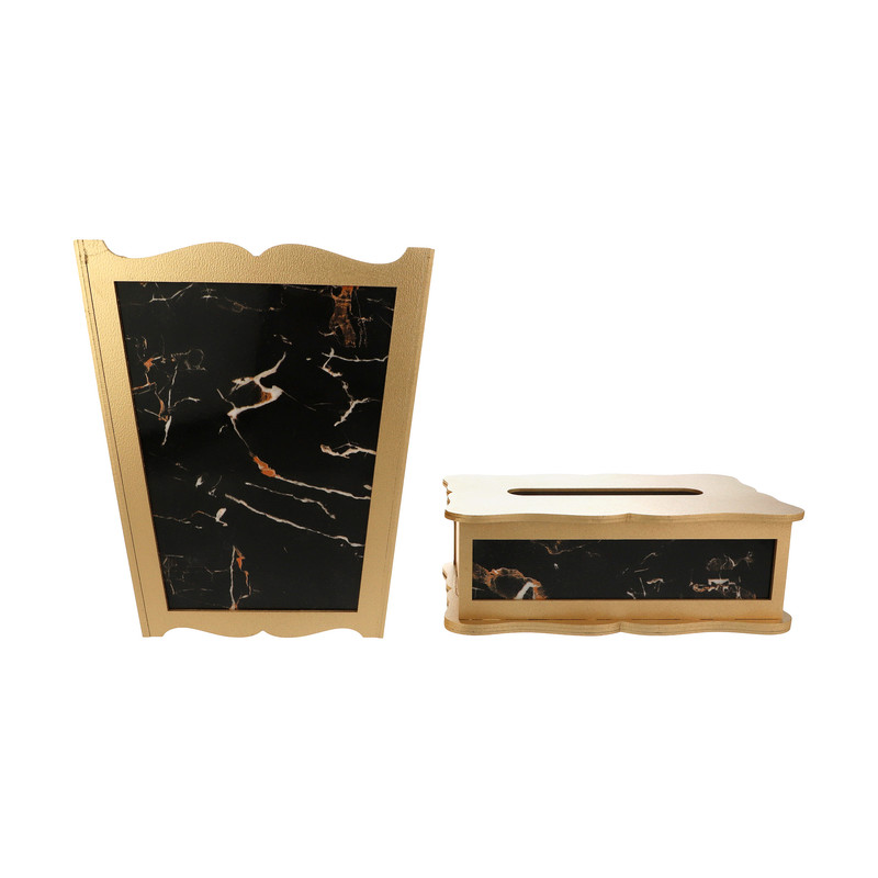 b395472d7f593922306c08da8b5434d7 ست سطل و جای دستمال کاغذی مدل set_198