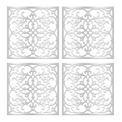 تایل سقفی مدل ارتمیس کد 10 سایز 60x60 سانتی متر مجموعه 4 عددی