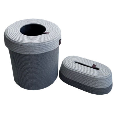 ست سطل و جای دستمال کاغذی مدل 01