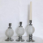 شمعدان مدل چیدا مجموعه 3 عددی