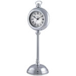 ساعت رومیزی لوتوس مدل TC-804-SILVER-SANTA CLARA