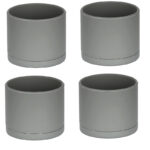 گلدان دکوری طرح استوانه مدل مهرنی 25-103 مجموعه 4 عددی