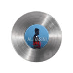 تابلو نیپ آرت طرح دیسک گرامافون مدل 9133 فریم نقره ای