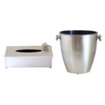 ست سطل و جای دستمال سالی نو مدل پروانه کد N-826