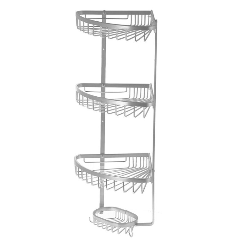 قفسه حمام مدل کنج خورشیدی سه طبقه کد AL3