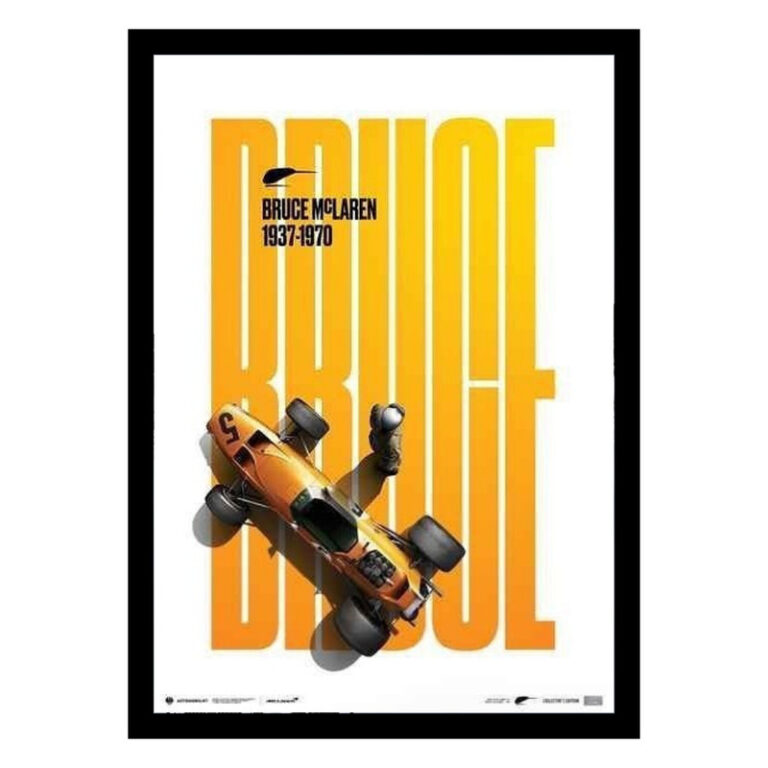 تابلو مدل ماشین Bruce MCLaren