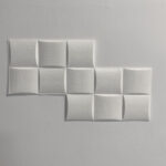 دیوارپوش مدل مربع مشبک بسته 5 عددی