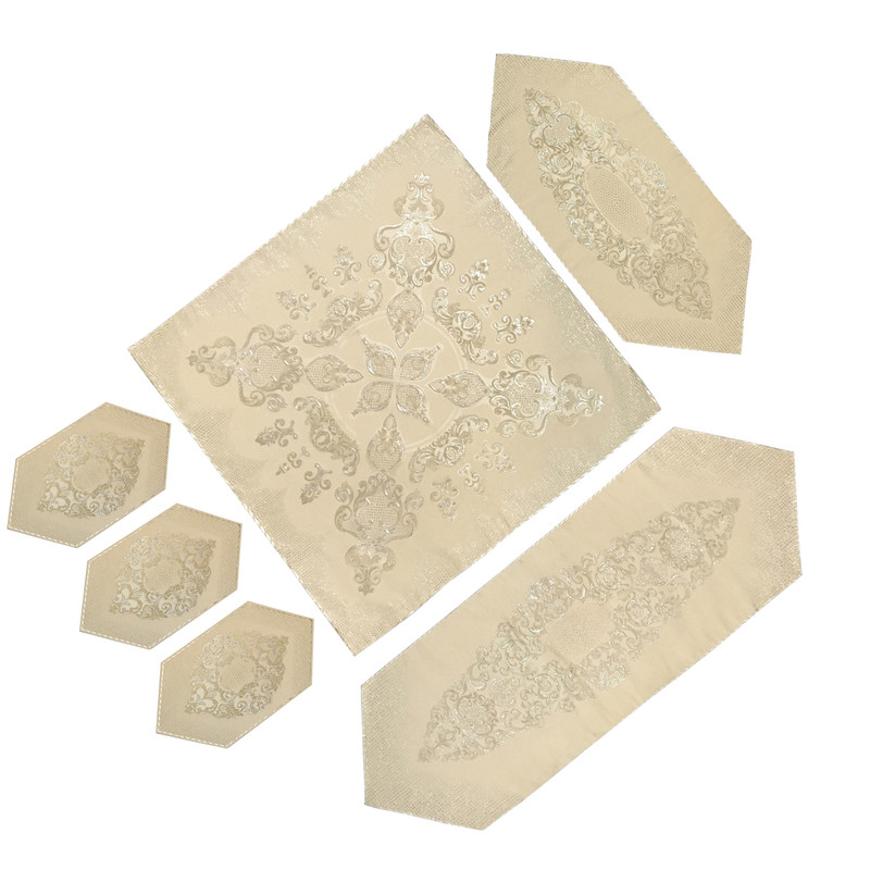 bace19c6741cedb6c05ec1f6ea72b7b6 ست 6 تکه رومیزی کد 735