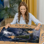 پازل 1500 تکه راونزبرگر مدل The Black Blue Dragon کد 12000731