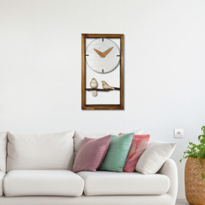 ساعت دیواری سهیل مدل پرنده g25