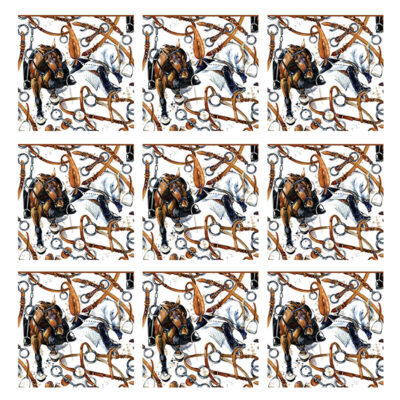 رومیزی مدل مخمل کد M00200 بسته 9 عددی