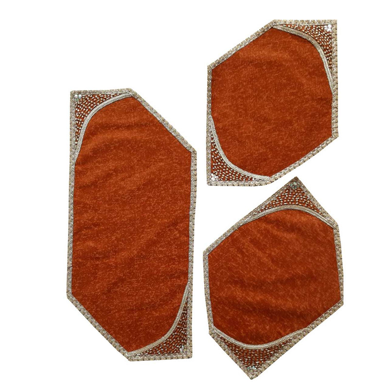 bcd121ee1090fce58c2cfdb607a6ca38 ست رومیزی 3 تکه مدل سنگ دوزی کد B-63