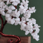 دکوری مدل درختچه سنگی جید کد 195