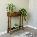 استند گلدان روستیک دکور مدل فلاور باکس