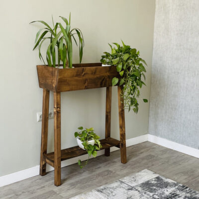 استند گلدان روستیک دکور مدل فلاور باکس