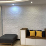 دیوارپوش مدل فومی پشت چسب دار طرح آجری خارجی بسته 8 عددی