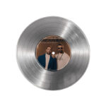 تابلو نیپ آرت طرح دیسک گرامافون مدل 9148 فریم نقره ای