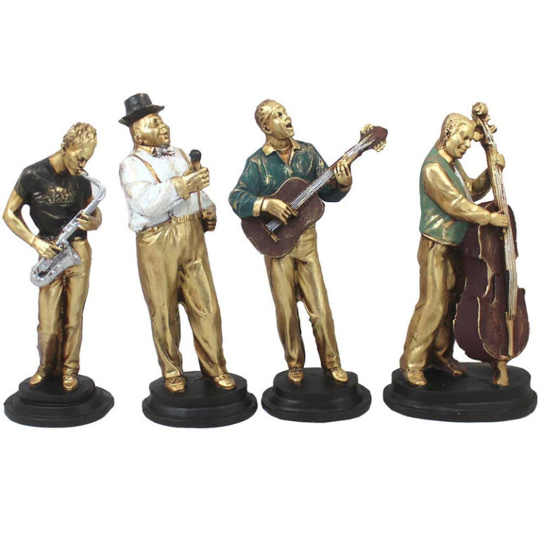 مجسمه مدل نوازنده مجموعه 4 عددی