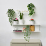 گلدان به همراه گل مصنوعی ایکیا مدل FEJKA کد 705.483.03