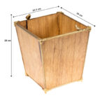 ست سطل و جای دستمال گلدکیش طرح گلدن برد مدل GK829601-02