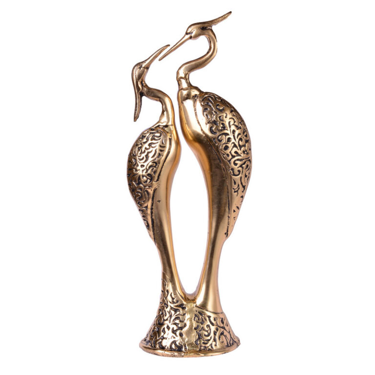 مجسمه برنزی مدل درنا 2 قلو