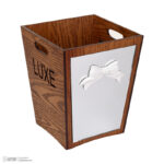 ست سطل و جای دستمال کاغذی مدل-B192