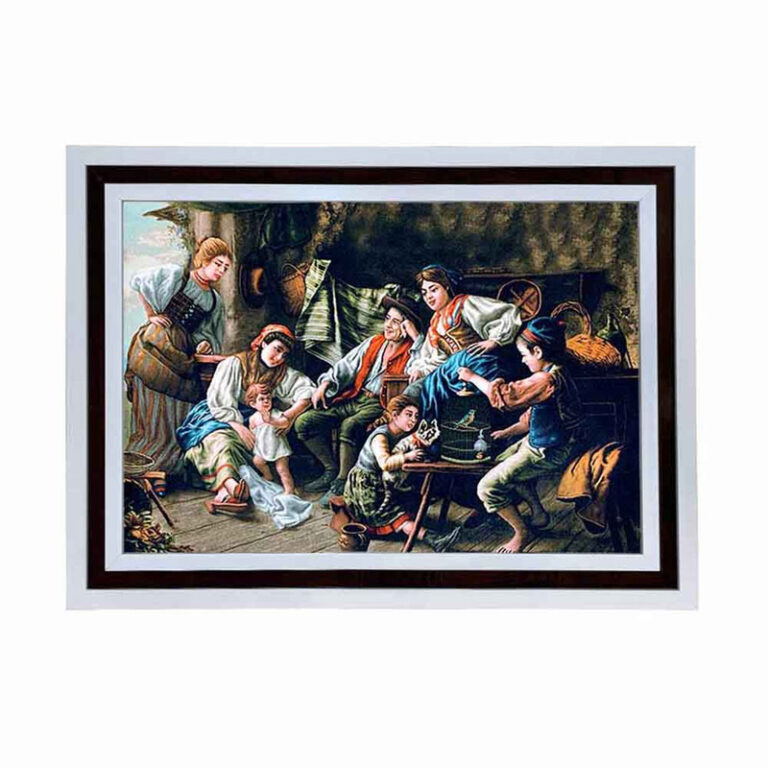 تابلو فرش ماشینی مدل کانون خانواده کد 8869