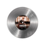 تابلو نیپ آرت طرح دیسک گرامافون مدل 9186 فریم نقره ای