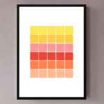 تابلو مدل Sunset gradient کد 248901807