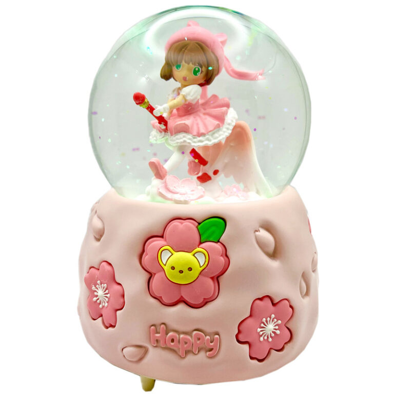 گوی موزیکال مدل پمپی Happy طرح دختر شاد کد PAB1623.1.400