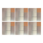 دیوارپوش مدل تایل بین کابینتی پشت چسبدار کد 9009c بسته 6 عددی