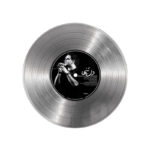 تابلو نیپ آرت طرح دیسک گرامافون مدل 9160 فریم نقره ای