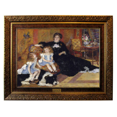 تابلو فرش ماشینی نقش نگار رضوی طرح مادر و کودک کد 6275C