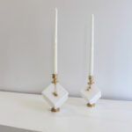 شمعدان مدل ویولت بسته دو عددی