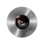 تابلو نیپ آرت طرح دیسک گرامافون مدل 9159 فریم نقره ای