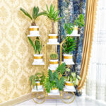 استند گلدان دکومرآت مدل سرو