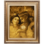 تابلو فرش دستباف سی پرشیا مدل کوروش و ماندانا کد 903418