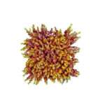 دیوارپوش مدل دیوار سبز مصنوعی گل پونه، بسته 16 عددی