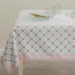 رومیزی انگلیش هوم مدل Rosalinda-Pembe