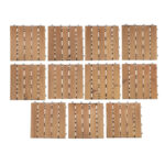 کفپوش مدل تایل ترموود پنج ردیفه بسته 11 عددی