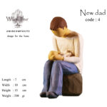 مجسمه امین کامپوزیت مدل پدرجدید کد 4