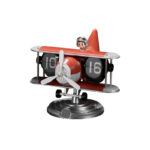 ساعت رومیزی ورقه‌ای مدل هواپیما کد TN-110