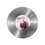 تابلو نیپ آرت طرح دیسک گرامافون مدل 9196 فریم نقره ای